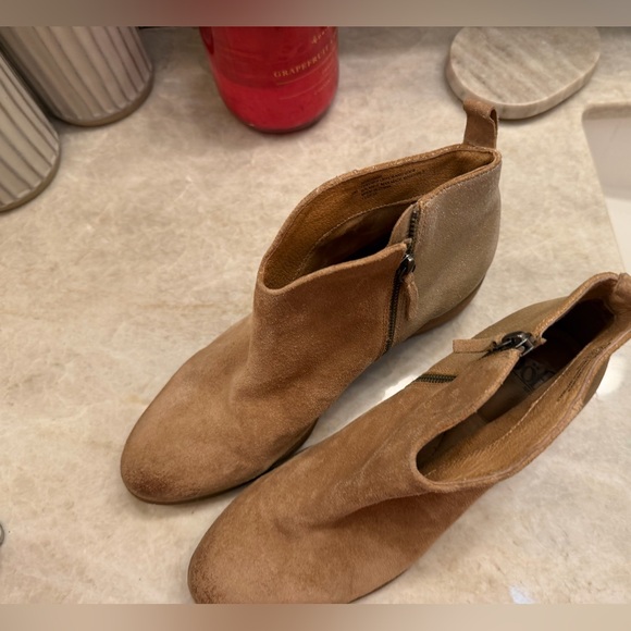 Sofft beige leather booties Sz 9 - Picture 13 of 16